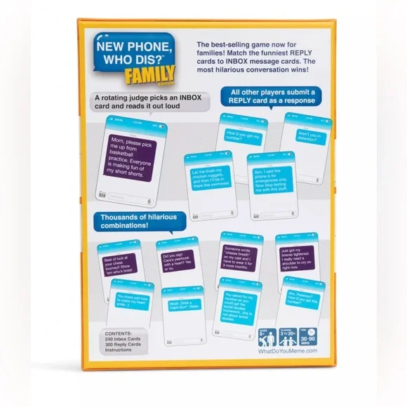 BOARD GAME - New phone, who dis? Family edition. - Picture 4 of 6